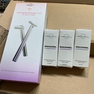 LED facial massage tool